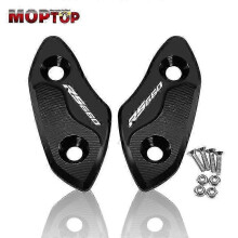 (RS660 Black) New Rear Mirror Hole Cover For Aprilia Rs660 Rsv4 Rs 660 Rs V4 1100 Factory Motorcycle Windscreen Driven Mirror Eliminators Cap-good