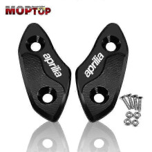 (Aprilia Black) New Rear Mirror Hole Cover For Aprilia Rs660 Rsv4 Rs 660 Rs V4 1100 Factory Motorcycle Windscreen Driven Mirror Eliminators Cap-good