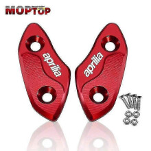 (Aprilia Red) New Rear Mirror Hole Cover For Aprilia Rs660 Rsv4 Rs 660 Rs V4 1100 Factory Motorcycle Windscreen Driven Mirror Eliminators Cap-good