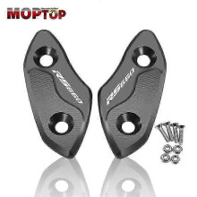 (RS660 Titanium) New Rear Mirror Hole Cover For Aprilia Rs660 Rsv4 Rs 660 Rs V4 1100 Factory Motorcycle Windscreen Driven Mirror Eliminators Cap-good