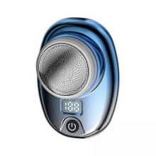 (blue) Usb Rechargeable Portable Electric Shaver Mini Shave Portable Electric Razor For Men
