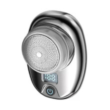 (silver) Usb Rechargeable Portable Electric Shaver Mini Shave Portable Electric Razor For Men