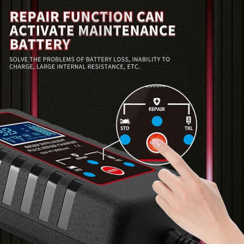 6v And 12v Smart Fully Automatic Battery Charger Maintainer, Trickle Charger 1