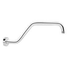 (silver) Sturdy Stainless Steel Wall Mounted Shower Arm In Matte Black Designs For Fixed And Handheld Head Easy Installion Silver