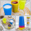 24 Pcs Reusable Plastic Cups, 6 Bright Colors Plastic Cups for Kids, Camping 4