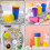 24 Pcs Reusable Plastic Cups, 6 Bright Colors Plastic Cups for Kids, Camping 3
