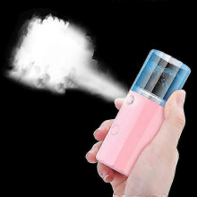 Small Spray Bottles, Electric Fine Mist Sprayer for Cleaning Pink