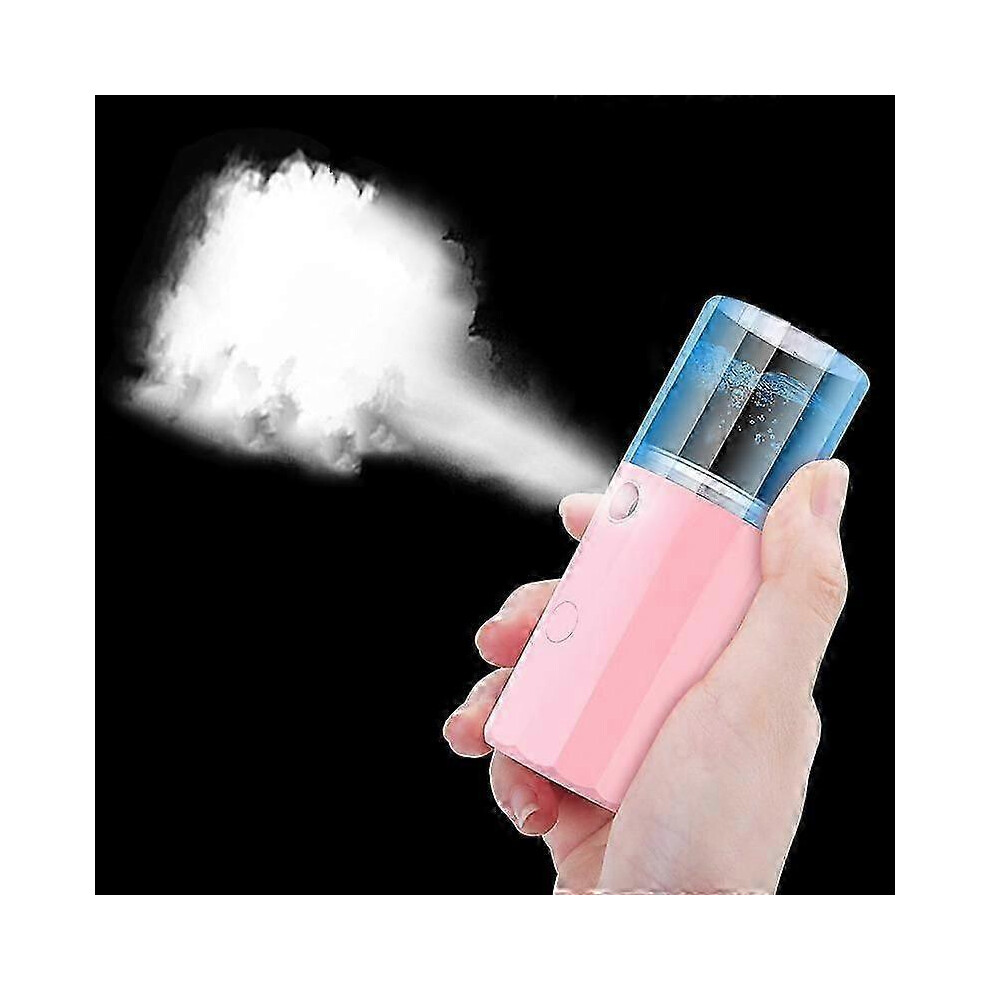 Small Spray Bottles, Electric Fine Mist Sprayer For Cleaning Pink