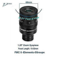 (10-30mm) 1.25" Zoom Telescope Eyepiece 7-21mm/8-24mm/10-30mm Fmc Zoom Lens Telescope Accessory For Astronomic Telescopes