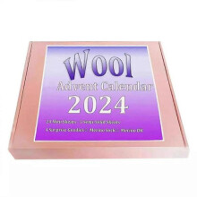 2024 Wool Advent Calendar Yarn Countdown Calendar Box Yule Yarn Advent Calendar