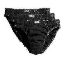 (Black, 2XL) Mens Classic Slip Briefs (pack Of 3)