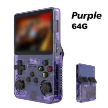 R36S Retro 64/128g Handheld Video Game Console Linux System 3.5 Inch Ips Screen Portable Pocket Video Player