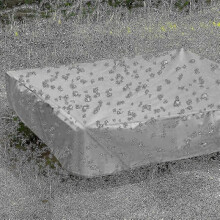 (150x150x20cm, Grey) Sandpit Cover, Sandpit Tarpaulin, Tarpaulin Sandpit For Sandpit