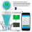 6 In1 Water Quality Detector Smart Online Bluetooth Water Chlorine Meter Ph Meter Powered Tool for S 1
