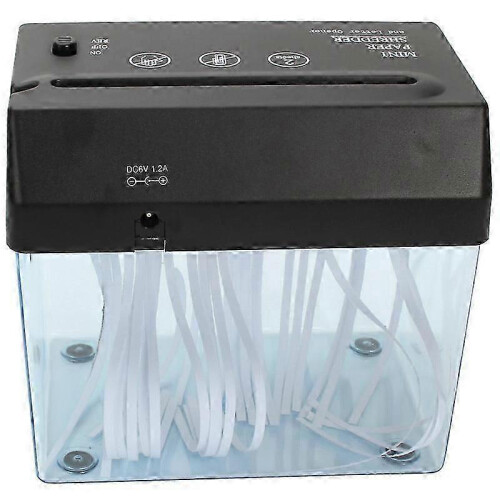 Automatic Mini Portable Strip Wastebasket Electric A6 Folded A4 Usb Shredder Paper