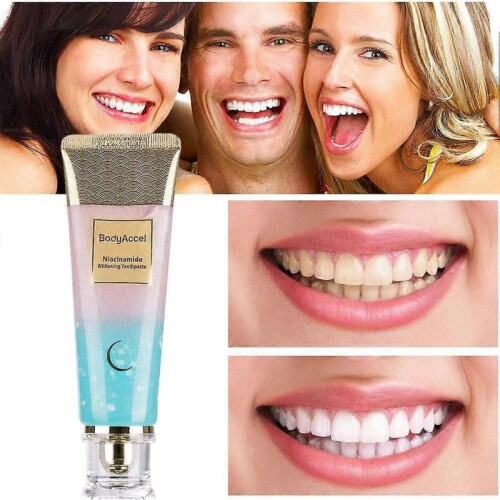 (2pcs)BodyAccel Niacinamide Whitening Toothpaste BodyAccel Toothpaste Niacinamide NEW 1