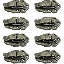 (As show, One size) Set Of 8 Vintage Latches Toggle Clasp -bronze Jskee