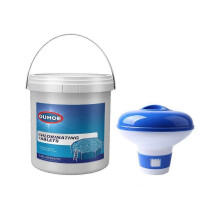 (300pcs with dispenser) Household Cleaning Agents,Swimming Pool Cleaning Tablets Use As Bactericide Algaecide and in Swimming Pools and Spas 300Pcs
