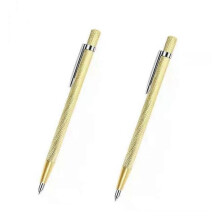 (As show, One size) 2 Pcs(Golden) Scriber Tip Engraving Pen for Glass/Ceramic/Metal Sheet Scriber for Glass/Ceramic/Metal Sheet