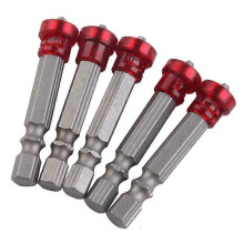 (As show, One size) 5 Pieces Screwdriver Accessories Phillips Screwdriver Electric Screwdriver Screwdriver Bits Magnetic Drill Long Bits Driver Bit Anti-Slip Drill Tip