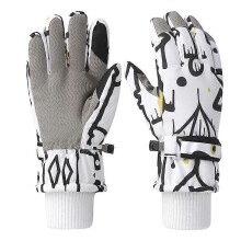 (As show, One size) Girls, one sizeNitrile Gloves Winter outdoor adult man and women snow skating snowboard windproof warm gloves for cycling and skiing