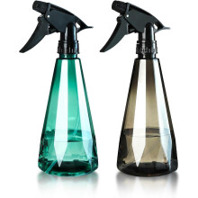 (As show, One size) 2 Pack 500ml Empty Spray Bottles with Adjustable Spray Head for Mist, Stream, Off, Refillable Trigger Spray Bottles for Cleaning, Home, Garden, Plants