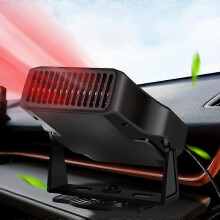 (As show, One size) Car cabin heater, heated car fan, 2 in 1 fan heating function24V
