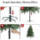 Christmas Tree Base Height Extender with 3 Fixing Screws for 0.5-1.25 Inch Tree 5