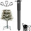 Christmas Tree Base Height Extender with 3 Fixing Screws for 0.5-1.25 Inch Tree 2