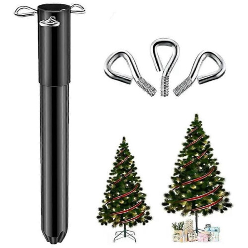 Christmas Tree Base Height Extender with 3 Fixing Screws for 0.5-1.25 Inch Tree 2