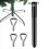 Christmas Tree Base Height Extender with 3 Fixing Screws for 0.5-1.25 Inch Tree 4