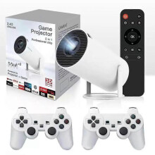 (British regulations) Cinemaster Pro-4k Smart Movie Projector Games Combo Video Games with 2Controller New