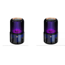 Electric Mosquito Killer, 2 in 1 USB Rechargeable Portable Fly Killer with UV Lamp, 360 Attract Zaps Flying Insect Bug Zapper for Indoor Outdoor Campi