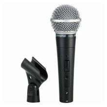 New SM58S Mic Dynamic Vocal Microphone Classic Style Microphone Audio Instrument Mic with Clean Sound,metal Body Professional Moving Coil Dynamic Hand