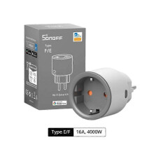 (3 pieces) SONOFF Energy Monitoring WiFi Smart Plug S60 IPlug Swicth EU FR 4000W Work With Alexa
