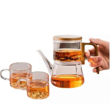 (Teapot with 2 cups)Innovessa Tea Pot, Zahra Magic Teapot, Magnetic Filtration Teapot With Strainer