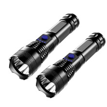 Torches LED Super Bright, Rechargeable LED Torch P70 100000 Lumens Powerful Military Tactical Flashlight Rechargeable Battery Torch for Dog Walking Hi