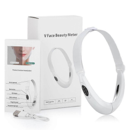 (white)Slimdefine Face Massager - Slimdefine V Face Beauty Device, Double Chin Reducer