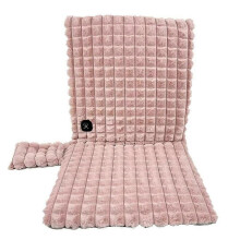 (Pink) 2025 New Office Chair Heating Pad, Heated Chair Pad Cushion for Full Back,Chair Car Seat