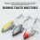 (6pcs color A6 5g8cm)Propeller Surface Lure Bionic Fish Hook, Topwater Fishing Lures 2
