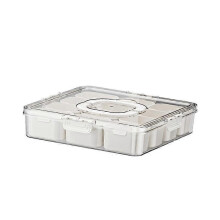 Divided Serving Tray with Lid and Handle Sturdy for Party Entertaining