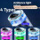 (Qingfeng White Tea) Spray Car Viewing Aromatherapy Diffuser Car Air Freshener with 4 Mode Adjustable 5