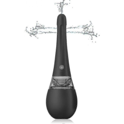 Automatic Electric Douche Enema Bulb, Rechargeable Cleansing System with 3 Intensities Modes 5 Sprin