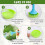 Trumpet Bubble Blower, Speaker Bubble Blower Set, Funny Bubbles Maker Toys 3