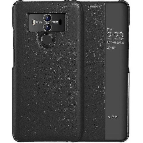 Huawei Mate 10 Pro Smart View Flip Leather Case Power Saving Mode Proteccin Integral Mate10 Pro Black N