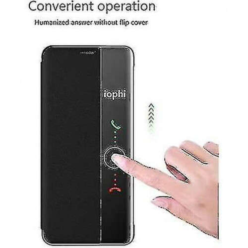 Huawei Mate 10 Pro Smart View Flip Leather Case Power Saving Mode Proteccin Integral Mate10 Pro Black N 2
