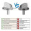 5 Packs Upgrade 5304525746 Long Stem Stove Knobs Replacements, Compatible with Gas Stove Range Oven 4