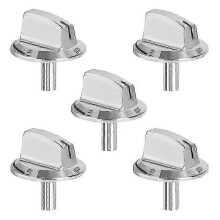 5 Packs Upgrade 5304525746 Long Stem Stove Knobs Replacements, Compatible with Gas Stove Range Oven