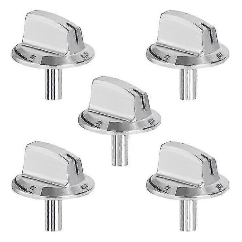 5 Packs Upgrade 5304525746 Long Stem Stove Knobs Replacements, Compatible with Gas Stove Range Oven