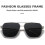 Polarized Sunglasses Vintage Oversized Square 3